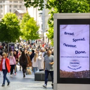 50" Black Android Free Standing Digital Poster