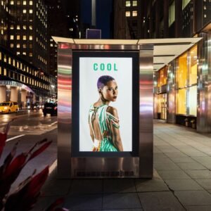 49" Freestanding Outdoor Digital Poster