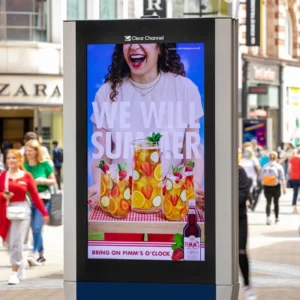 55" SuperSlim Freestanding Double sided Digital Poster